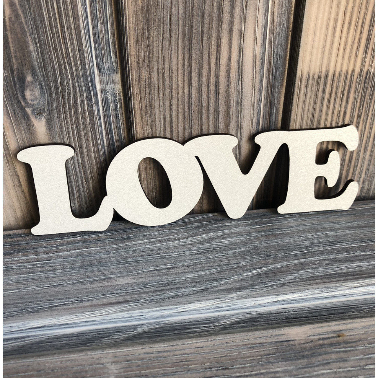Топпер "Love" ХДФ 3мм (  16.0х4.5 см)