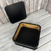 Коробка "Базова прямокутна округлена" ЧОРНИЙ (25-25-9 см)