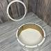 Коробка "Кругла" прозора кришка БІЛИЙ (30-30-10 см)